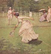 Sir John Lavery,RA A Rally (mk46) painting